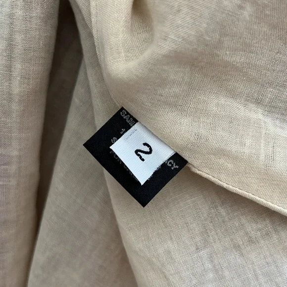 SAMANTHA TREACY Striped Deep V-neck Cocktail Dress - Picture 10 of 12